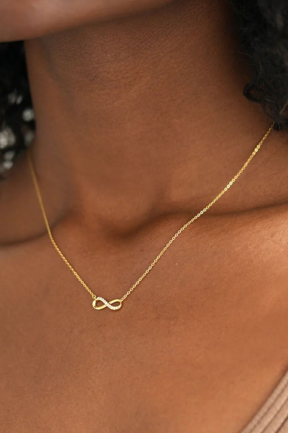 925 Sterling Silver Inland Zircon Infinite Necklace - Harmony Haven - Essentials