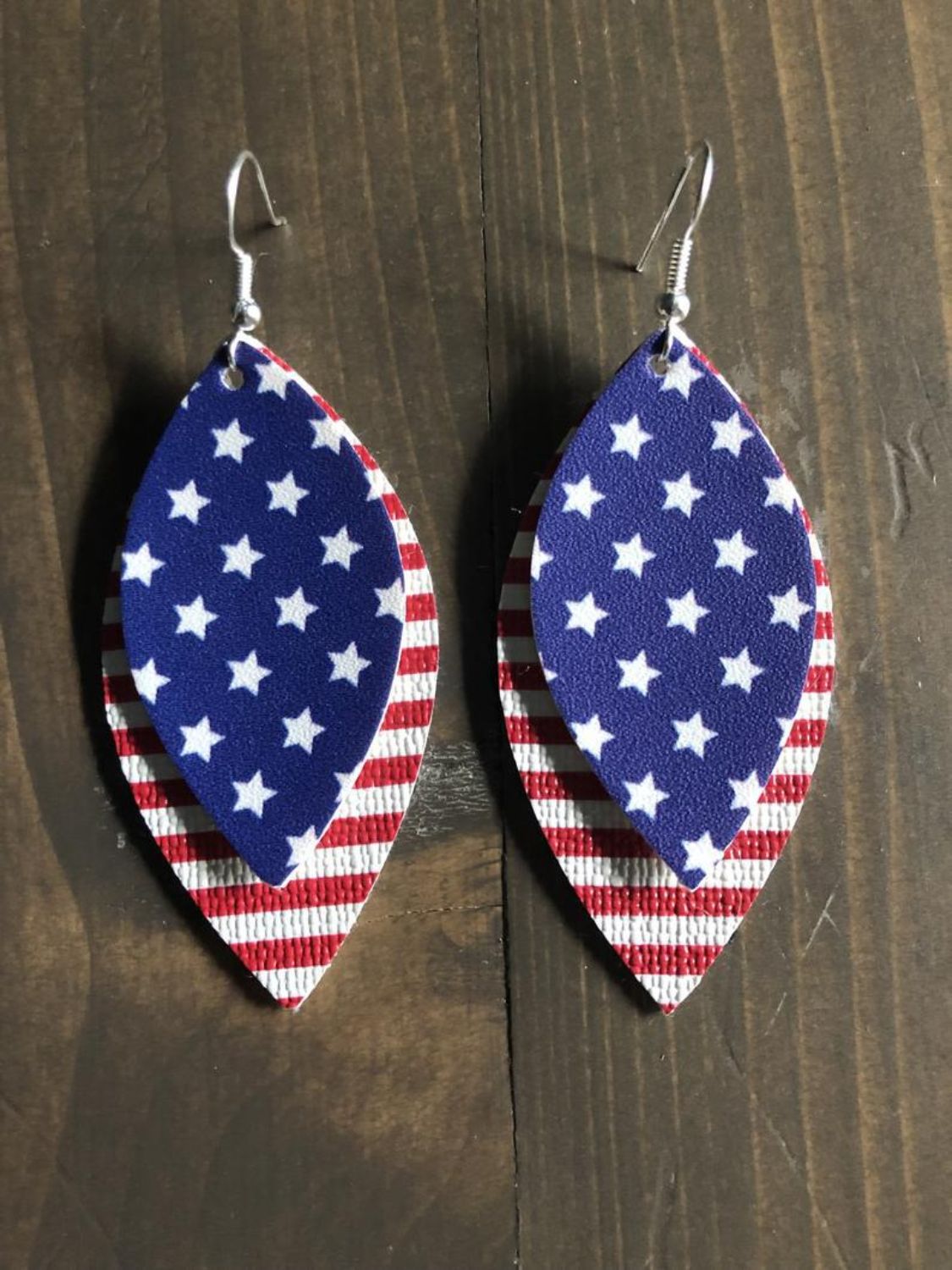 PU Leather Leaf Dangle Earrings - Harmony Haven - Essentials