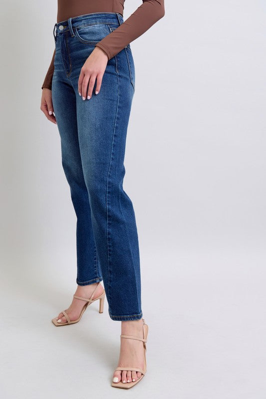 Judy Blue Full Size Side Seam Detail Straight Jeans with Pockets - Harmony Haven - Essentials