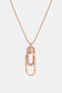 925 Sterling Silver Inland Zircon Necklace - Harmony Haven - Essentials