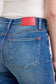 Judy Blue Full Size Plaid Print Cuff Straight Leg Jeans with Pockets - Harmony Haven - Essentials