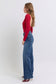 Judy Blue Full Size Raw Hem Mid Rise Jeans - Harmony Haven - Essentials