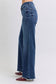 Judy Blue Full Size Raw Hem Mid Rise Jeans - Harmony Haven - Essentials