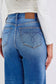 Judy Blue Full Size Distressed High Waist Wide Leg Jeans - Harmony Haven - Essentials