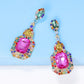 Alloy Rhinestone Dangle Earrings - Harmony Haven - Essentials