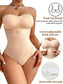 Plus Size Strapless Thong Bodysuit – Seamless Firm Tummy Control Shapewear - Harmony Haven - Essentials