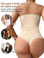 Plus Size Strapless Thong Bodysuit – Seamless Firm Tummy Control Shapewear - Harmony Haven - Essentials