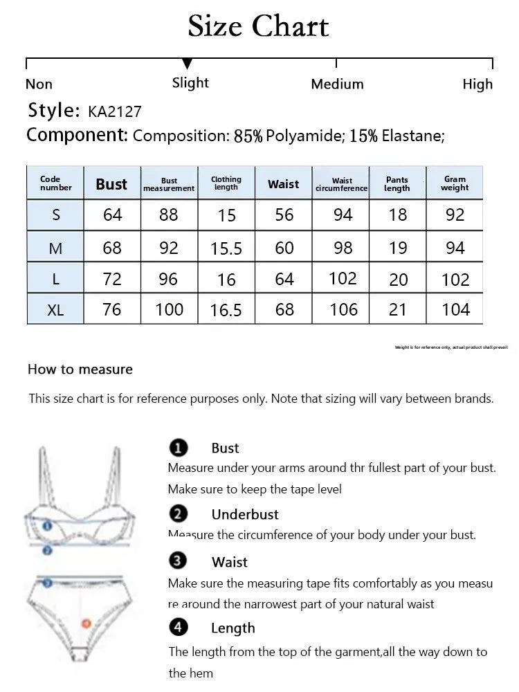 Women’s Sexy Lingerie Set – Detachable Strap Push Up Bra & Panty Set - Harmony Haven - Essentials