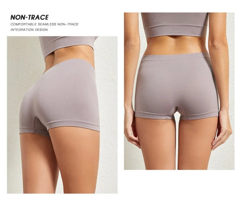 Women's Seamless Boyshort Panties – Anti-Chafing Smooth Safety Shorts - Harmony Haven - Essentials