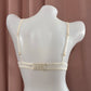Women's French Lace Bralette – Sheer Floral Wireless Triangle Bra - Harmony Haven - Essentials