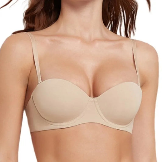 Women's Seamless Wireless Bralette Set – 2-Piece Smooth Comfort Push-Up Bra Pack - Harmony Haven - Essentials