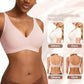 Women's Seamless Wireless Push-Up Bra – Full-Coverage Gather Support Bralette - Harmony Haven - Essentials