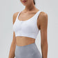 High-Impact Front-Zipper Sports Bra | Shockproof Wireless Gym & Yoga Vest - Harmony Haven - Essentials