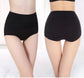 Women's Embroidered High-Waisted Cotton Briefs – Breathable Full-Coverage Everyday Underwear - Harmony Haven - Essentials
