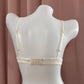 Women's French Lace Bralette – Sheer Floral Wireless Triangle Bra - Harmony Haven - Essentials
