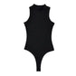 Women's Strappy Backless Ribbed Bodysuit – Sleek White Bodycon Top - Harmony Haven - Essentials