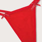 Women’s Red Bow G String Panties – Low Rise Heart Decor Sexy Lingerie - Harmony Haven - Essentials