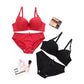 Women’s Sexy Lingerie Set – Detachable Strap Push Up Bra & Panty Set - Harmony Haven - Essentials