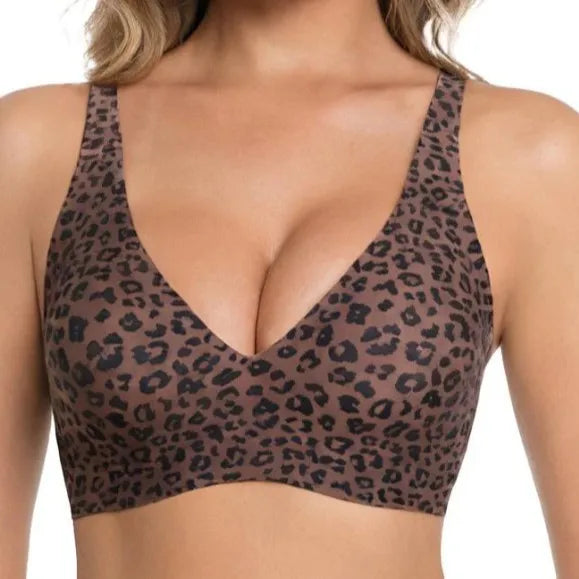 Women's Seamless Wireless Push-Up Bra – Full-Coverage Gather Support Bralette - Harmony Haven - Essentials