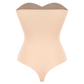 Plus Size Strapless Thong Bodysuit – Seamless Firm Tummy Control Shapewear - Harmony Haven - Essentials