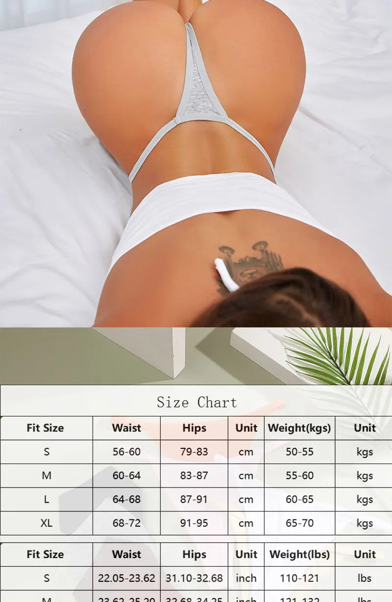 8 PCS Women’s Cotton Thong Panties – Sexy Breathable Low Rise G String Set - Harmony Haven - Essentials
