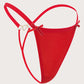 Women’s Red Bow G String Panties – Low Rise Heart Decor Sexy Lingerie - Harmony Haven - Essentials