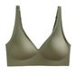 Women's Seamless Leopard Print Bra – Wireless 3/4 Cup Push-Up Bralette - Harmony Haven - Essentials