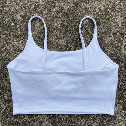Women's Backless Sports Bra – High-Impact Yoga Workout Crop Tank Top - Harmony Haven - Essentials