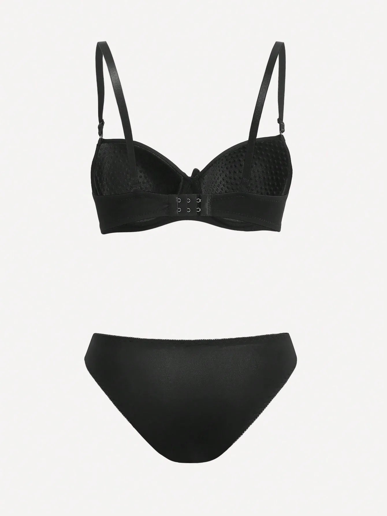 Women’s Lace Up Lingerie Set – Push Up Bra & Panty Steel Ring Underwear - Harmony Haven - Essentials