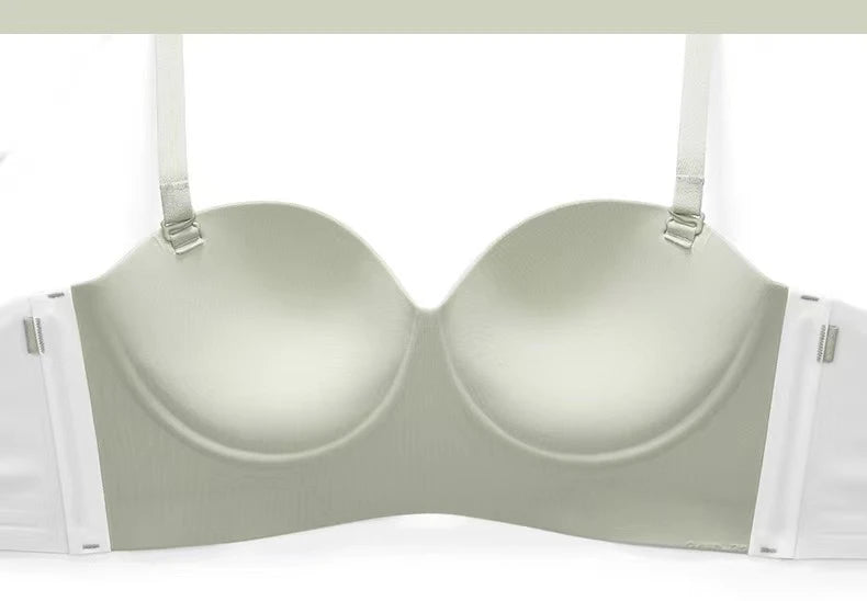 Women’s Strapless Push Up Bra – Seamless Wireless Invisible Tube Bra - Harmony Haven - Essentials