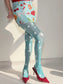 Women's Classic Polka Dot Sheer Tights – Elegant Transparent Pantyhose - Harmony Haven - Essentials