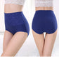 Women's Embroidered High-Waisted Cotton Briefs – Breathable Full-Coverage Everyday Underwear - Harmony Haven - Essentials