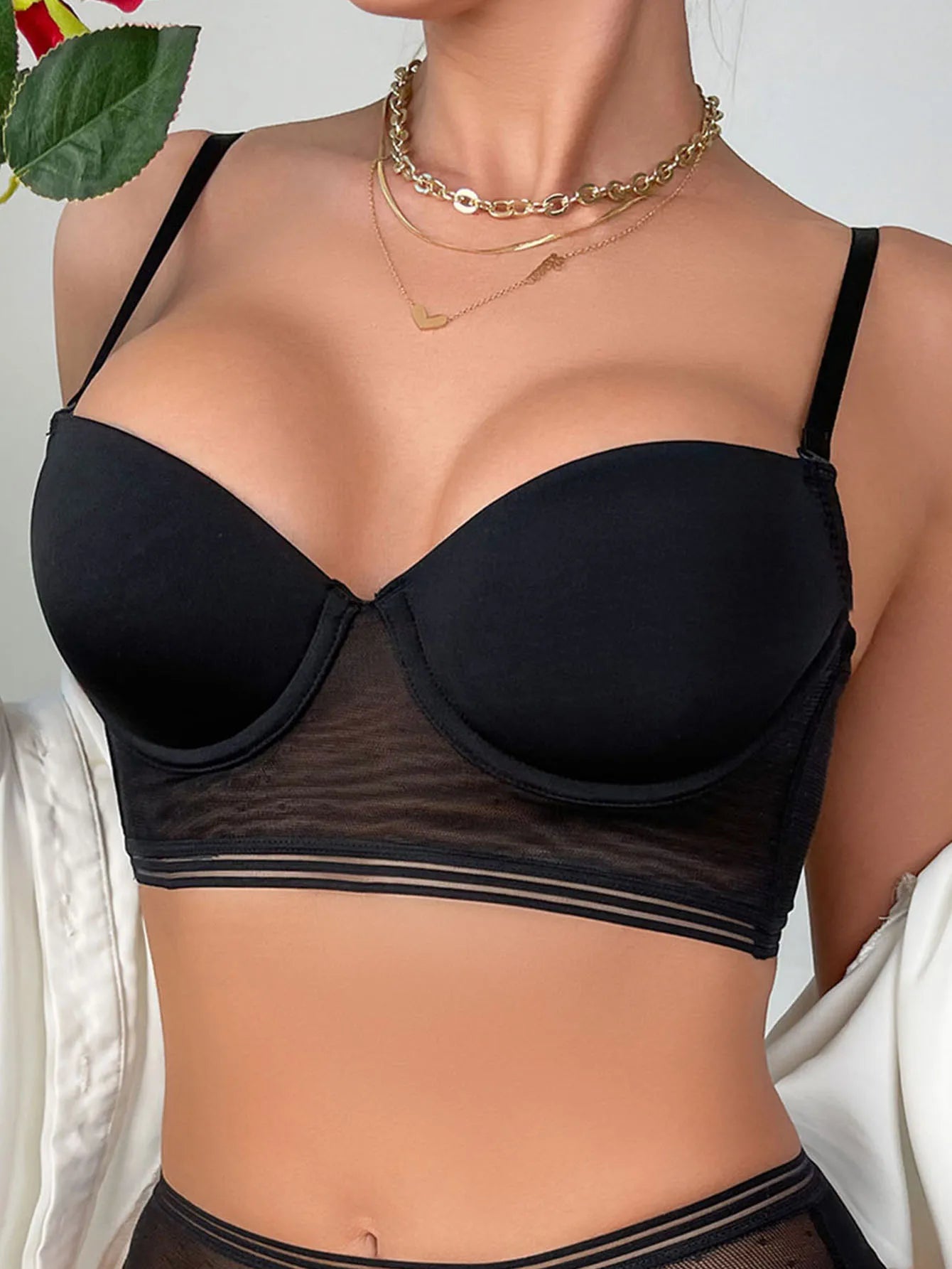 Women's Seamless Wireless Push-Up Bra – Smooth 3/4 Cup Everyday Comfort Bralette - Harmony Haven - Essentials