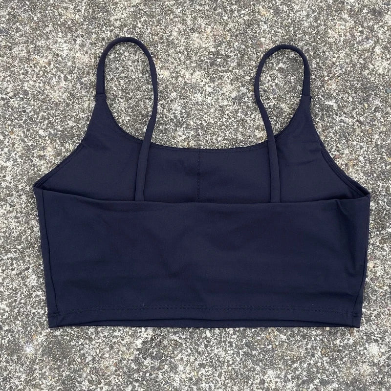 Women's Backless Sports Bra – High-Impact Yoga Workout Crop Tank Top - Harmony Haven - Essentials