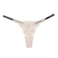 Women’s Sheer Lace Thong Panties – Transparent Mesh Embroidery Low Rise Underwear - Harmony Haven - Essentials