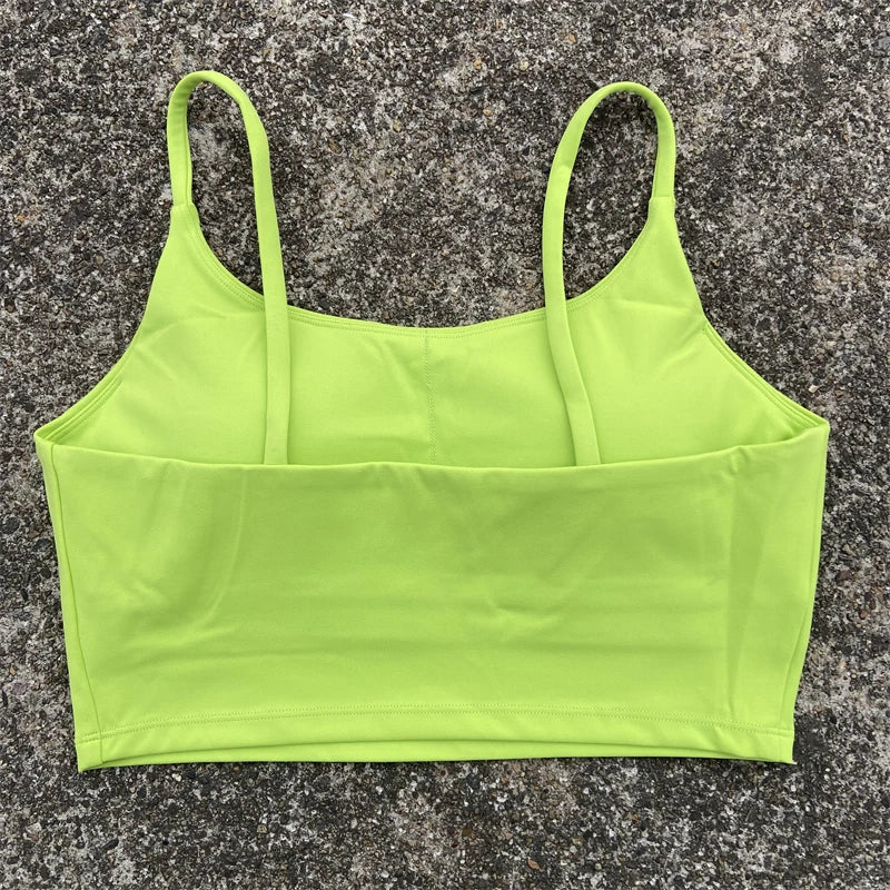 Women's Backless Sports Bra – High-Impact Yoga Workout Crop Tank Top - Harmony Haven - Essentials