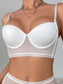 Women's Seamless Wireless Push-Up Bra – Smooth 3/4 Cup Everyday Comfort Bralette - Harmony Haven - Essentials