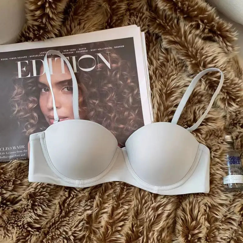 Women's Seamless Wireless Bralette Set – 2-Piece Smooth Comfort Push-Up Bra Pack - Harmony Haven - Essentials