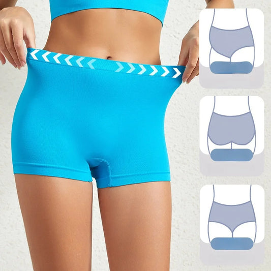 Women's Seamless Boyshort Panties – Anti-Chafing Smooth Safety Shorts - Harmony Haven - Essentials