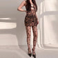 Women's Bold Polka Dot Sheer Tights – Retro Mesh Fashion Stockings - Harmony Haven - Essentials