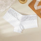 Women's Floral Lace Boyshort Briefs – 3-Piece Breathable Soft Lingerie Set - Harmony Haven - Essentials
