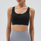 High-Impact Front-Zipper Sports Bra | Shockproof Wireless Gym & Yoga Vest - Harmony Haven - Essentials