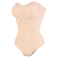 Plus Size Strapless Thong Bodysuit – Seamless Firm Tummy Control Shapewear - Harmony Haven - Essentials