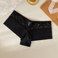 Women's Floral Lace Boyshort Briefs – 3-Piece Breathable Soft Lingerie Set - Harmony Haven - Essentials