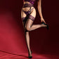 Women's Lace Top Thigh-High Stockings – Sheer Garter Style Fishnet Hosiery - Harmony Haven - Essentials