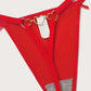 Women’s Red Bow G String Panties – Low Rise Heart Decor Sexy Lingerie - Harmony Haven - Essentials