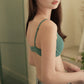 Women's Seamless Wireless Gather Bralette – Ultra-Comfort 3/4 Cup Padded Bra - Harmony Haven - Essentials