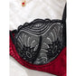 Women’s Black Lace Lingerie Set – Valentine Push Up Bra & Panty Set - Harmony Haven - Essentials