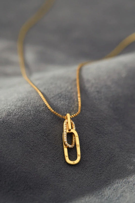 925 Sterling Silver Inland Zircon Necklace - Harmony Haven - Essentials