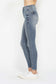 Judy Blue Full Size Tummy Control Contrast Wash Skinny Jeans - Harmony Haven - Essentials